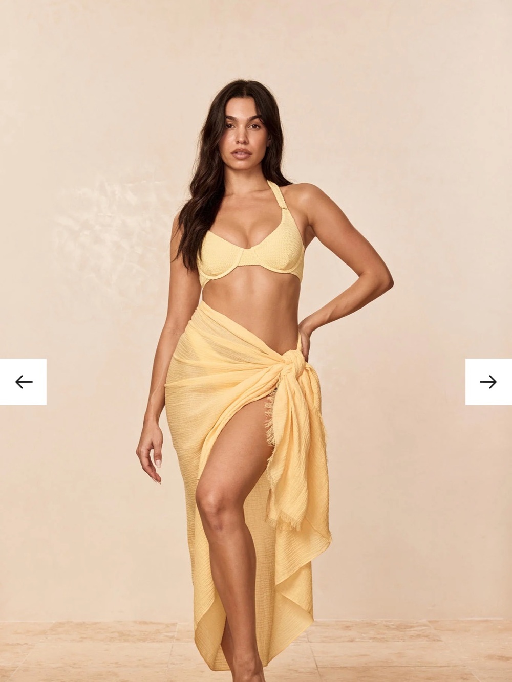 Monday Swimwear crinkle Bikini Top